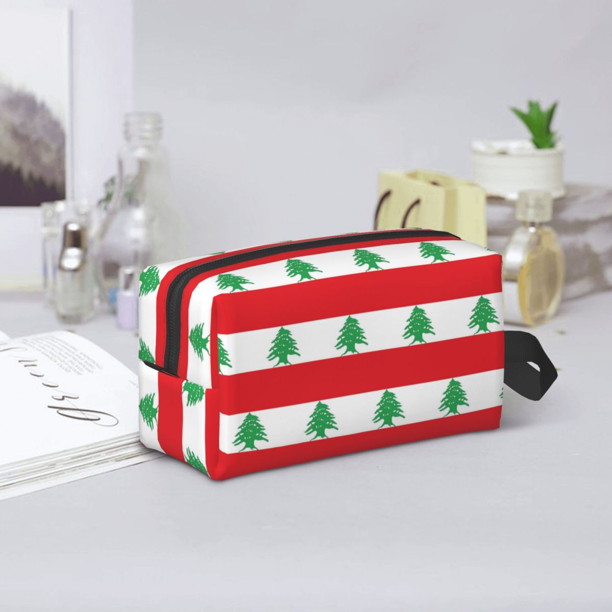 Women Bags Lebanon - Vlag van Libanon Make-uptas Cosmetische organisator