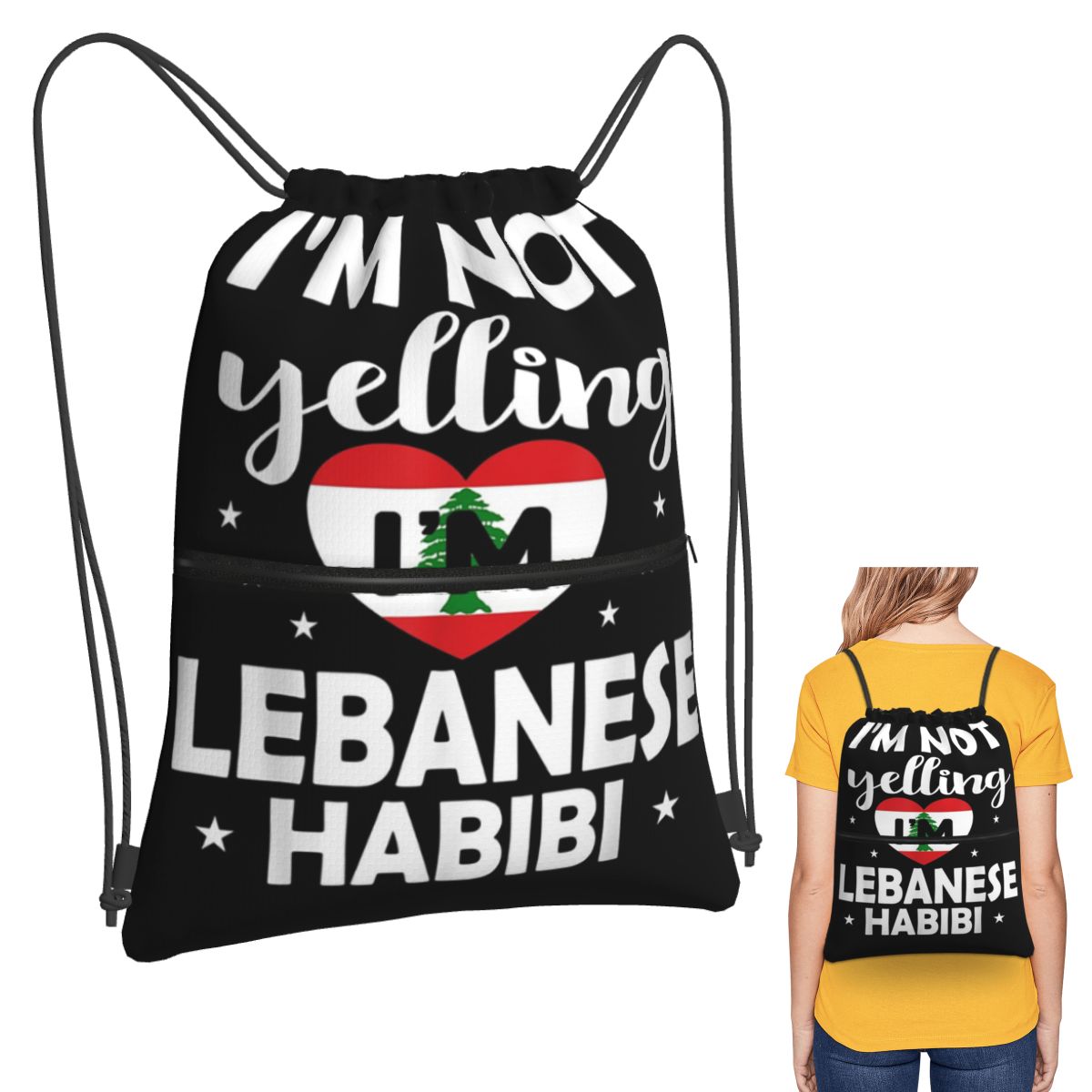Women Bags Lebanon - Libanese vlag Libanese erfgoed Libanese rugzakken