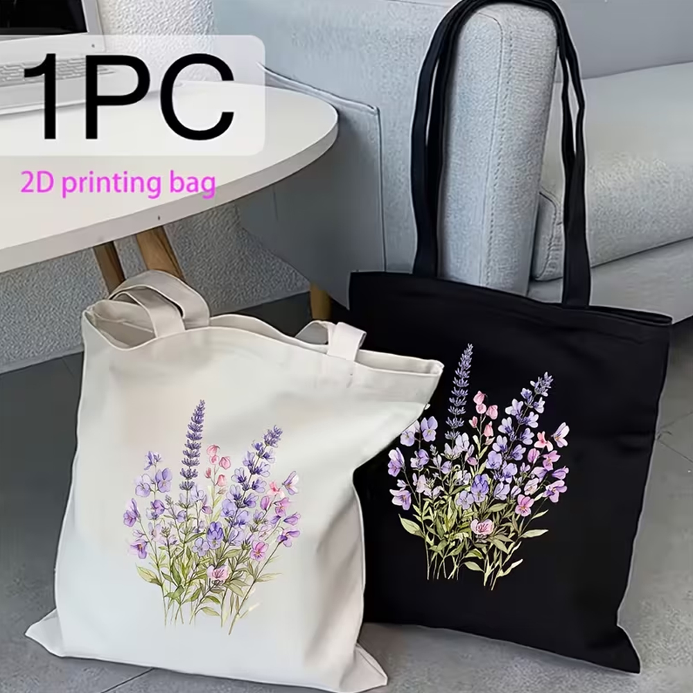 Women'S Reebok Bags - 1-delige lavendel- en viooltjes-acuareltas - Pastorale