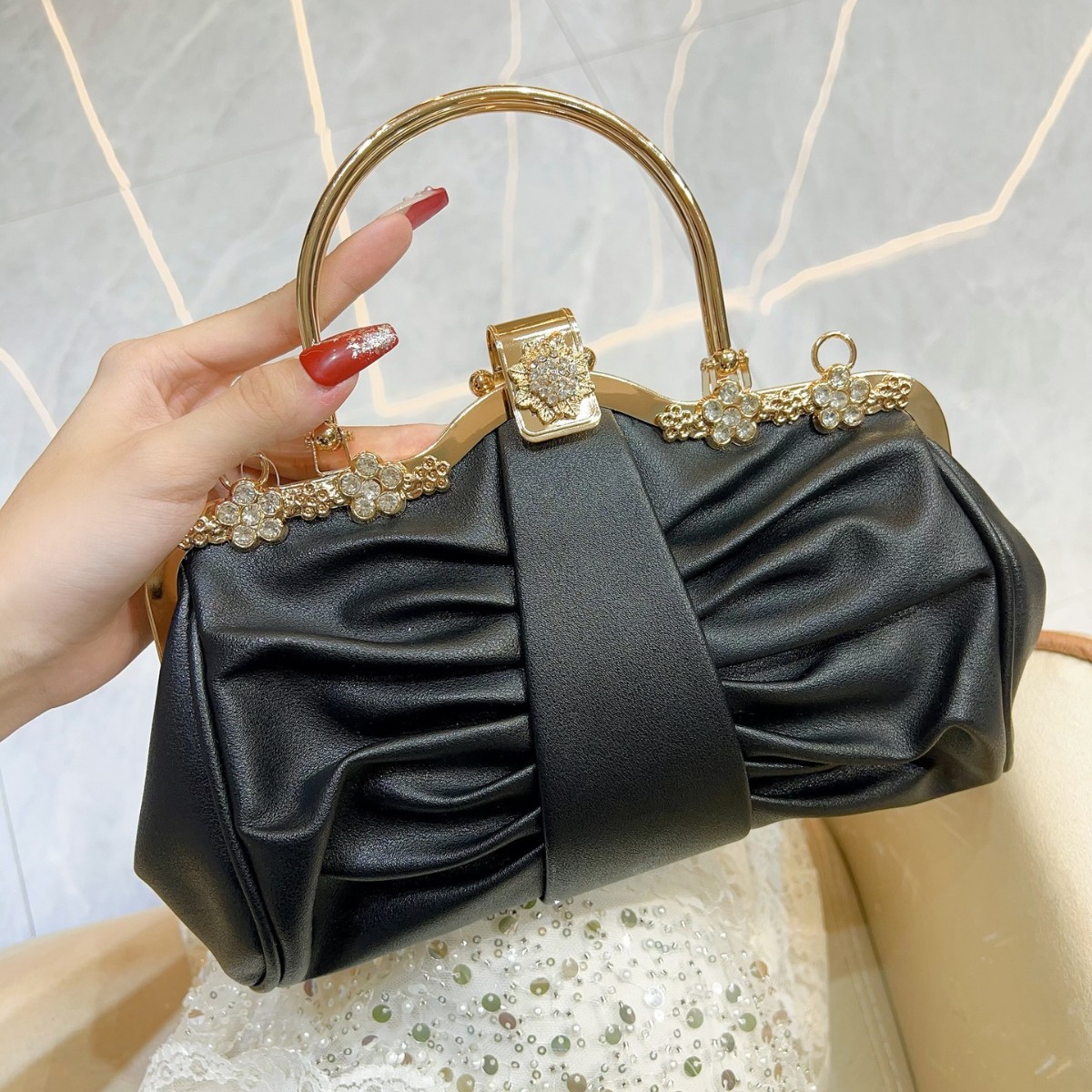 Women Bags In Trend - 2025 Luxe High-end Party Cloud Dames