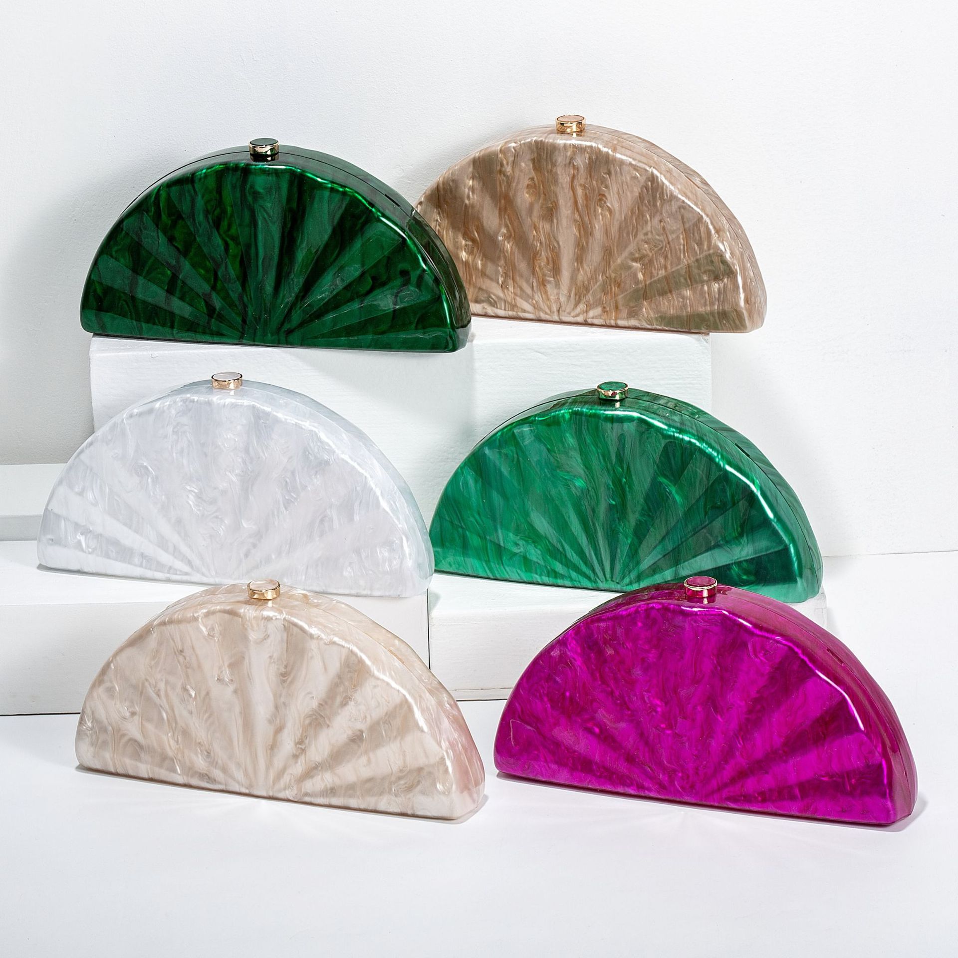 Mini Purse Chain - Vrouwen Merk Halve Maan Ronde Tonvormige