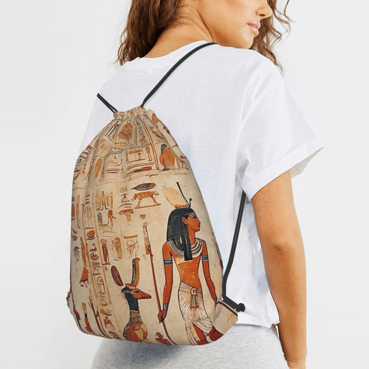 Women Bags In Egypt - Oude Egyptische muurschildering Egyptische mythologie Rugzakken