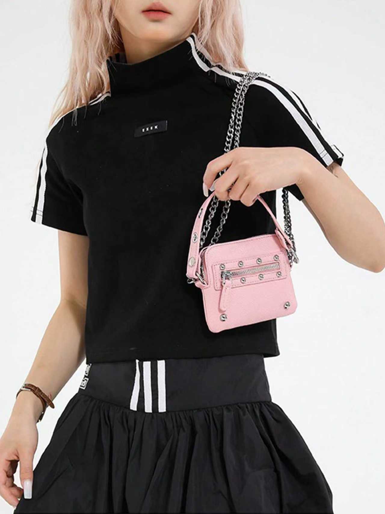 Mini Purse Chain - Nieuwe kleine vierkante tas met mini-nicheketting