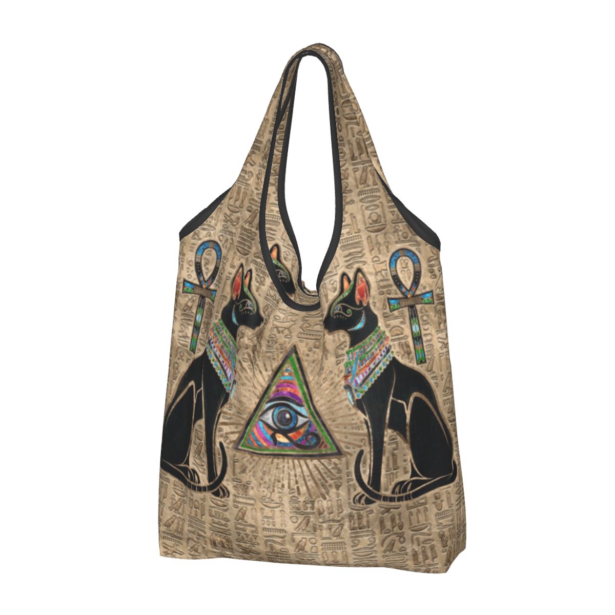 Women Bags In Egypt - Aangepaste herbruikbare Egyptische katten en oog