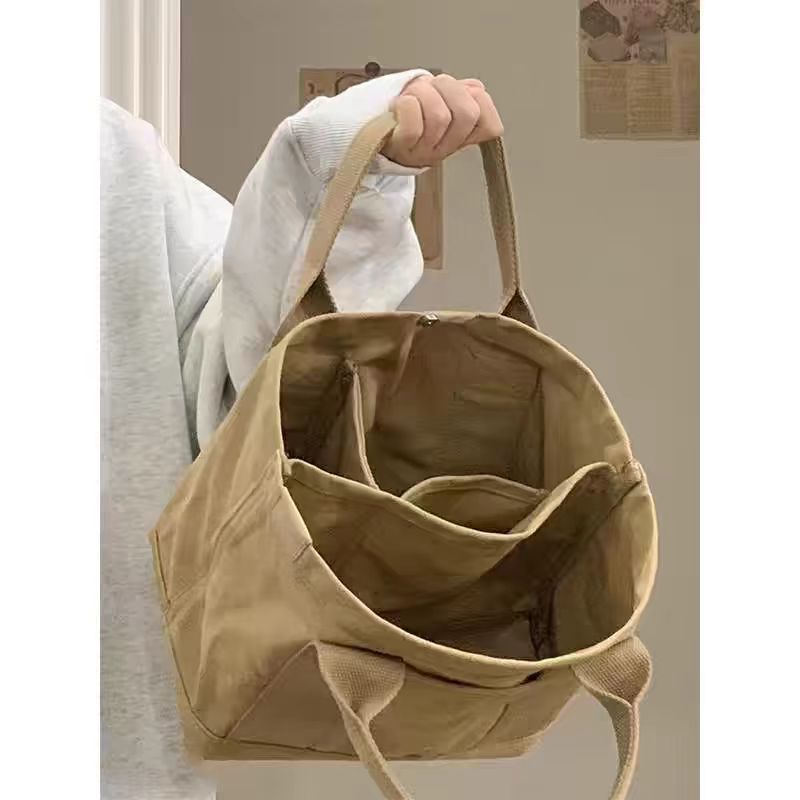 Women'S Reebok Bags - Eenvoudige canvas draagtas Casual handtas Lichtgewicht