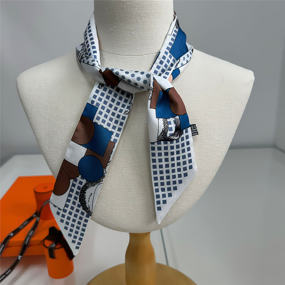 Women Bags Wholesale - 5*90 cm Nieuwe Zadel Zijden Sjaal