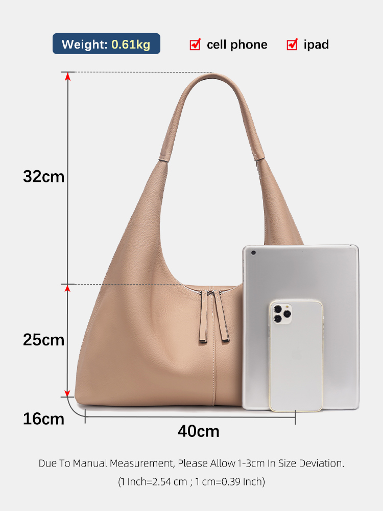 Zency Dames Echt Lederen Hobo  - Women Bags Work recensie en prijs