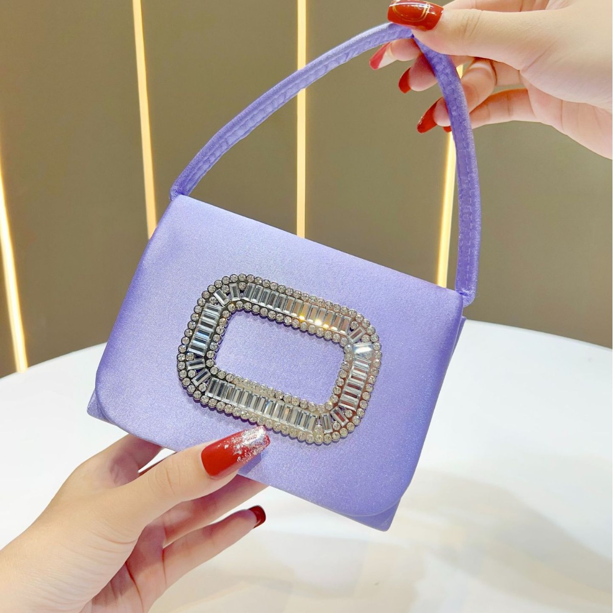 Luxe mini vierkante handtas da - Mini Purse Chain recensie en prijs
