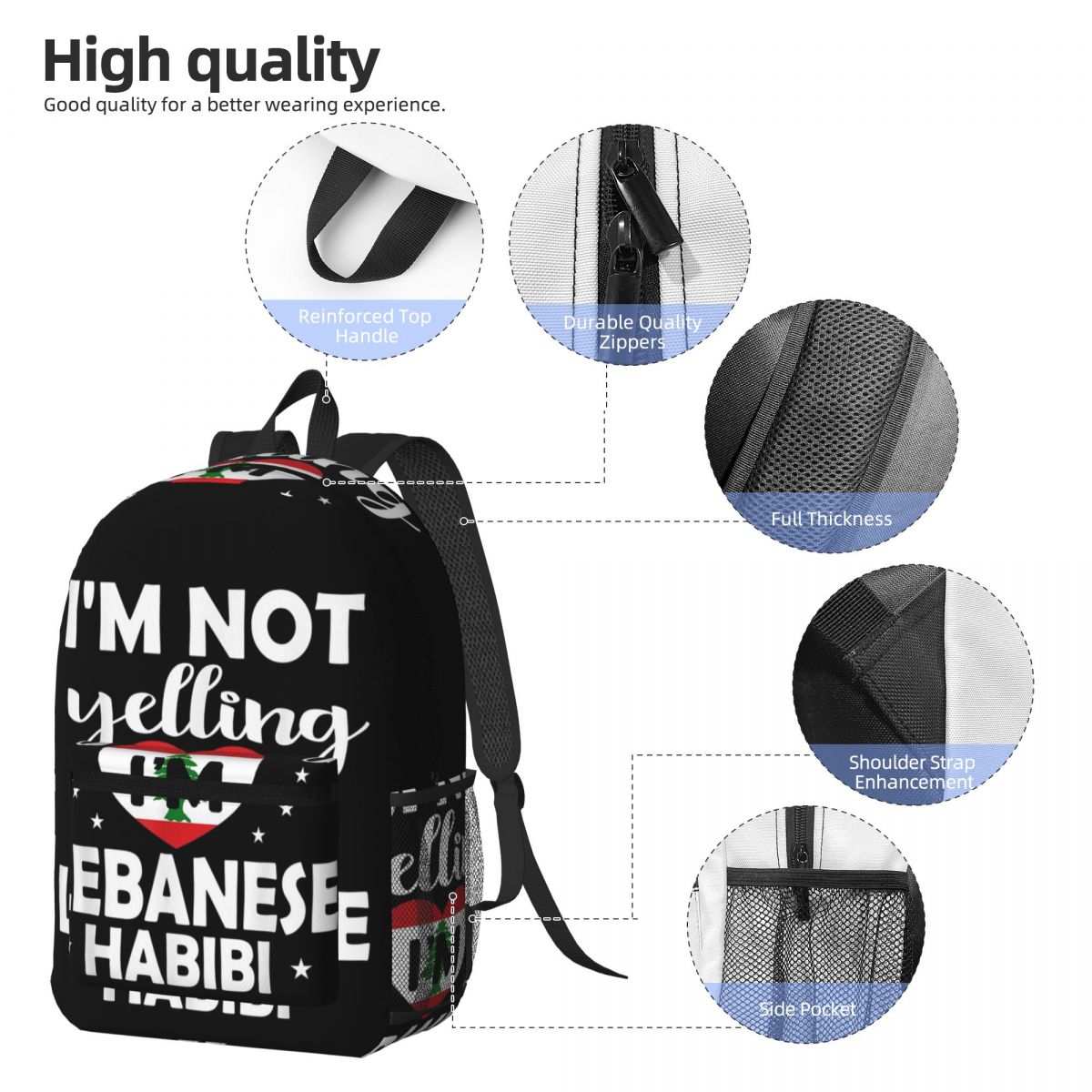 Libanese vlag Libanon erfgoed  - Women Bags Lebanon recensie en prijs