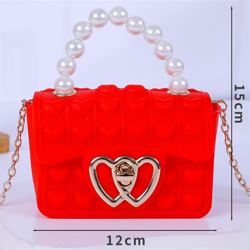 Silicone Love Bubble Jelly Bag - Mini Purse Chain recensie en prijs