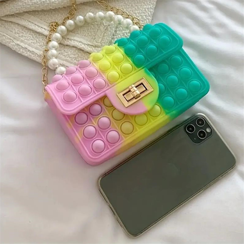 Silicone Love Bubble Jelly Bag - Mini Purse Chain recensie en prijs