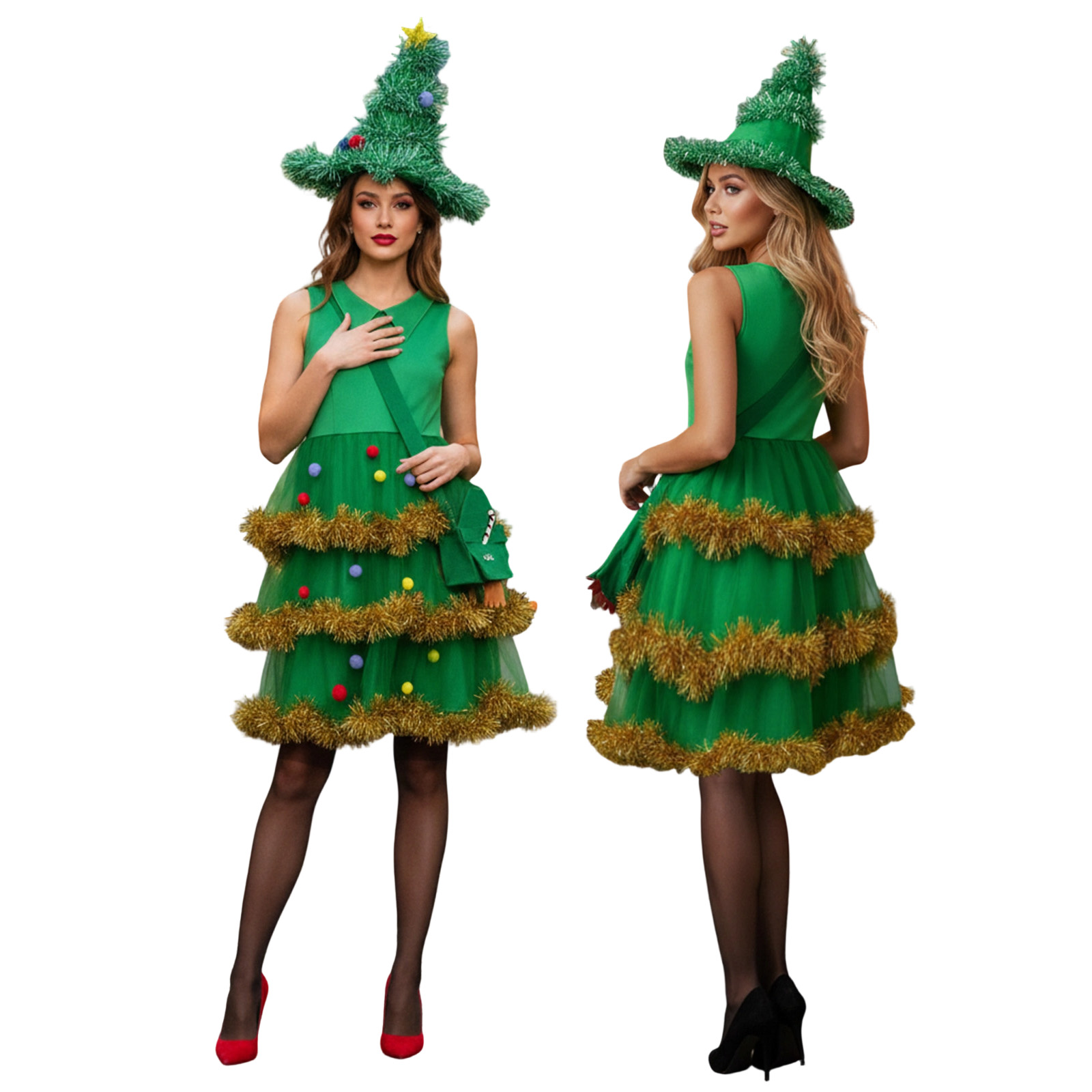 Vrouwen Kerstboom Cosplay Kost - Women Bags Mini recensie en prijs