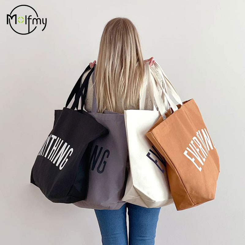Canvas draagtas met grote capa - Women Bags Low Price recensie en prijs