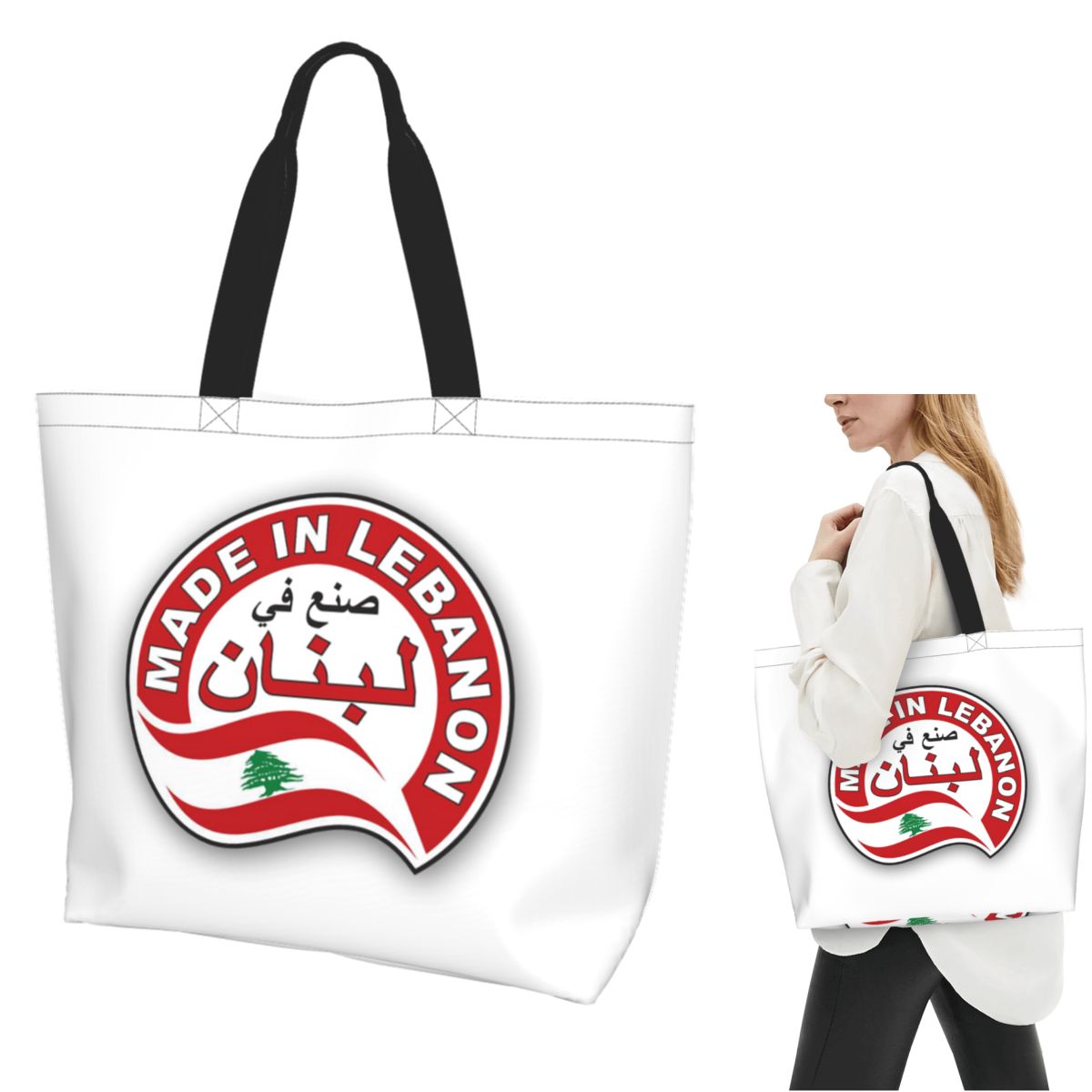 Libanon aquarel Libanon vlag L - Women Bags Lebanon recensie en prijs