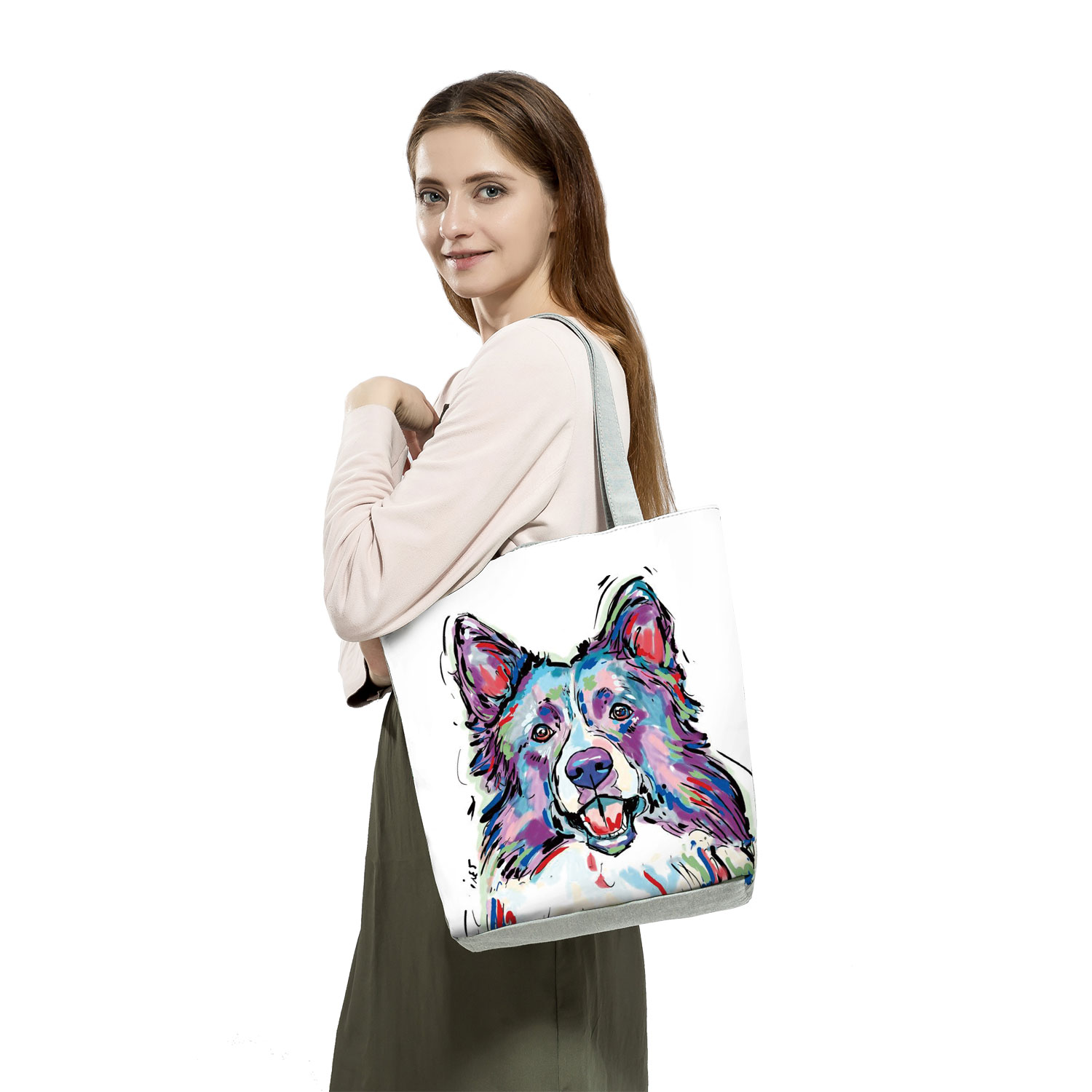 Casual Collie Hond Gedrukt Han - Women'S Reebok Bags recensie en prijs
