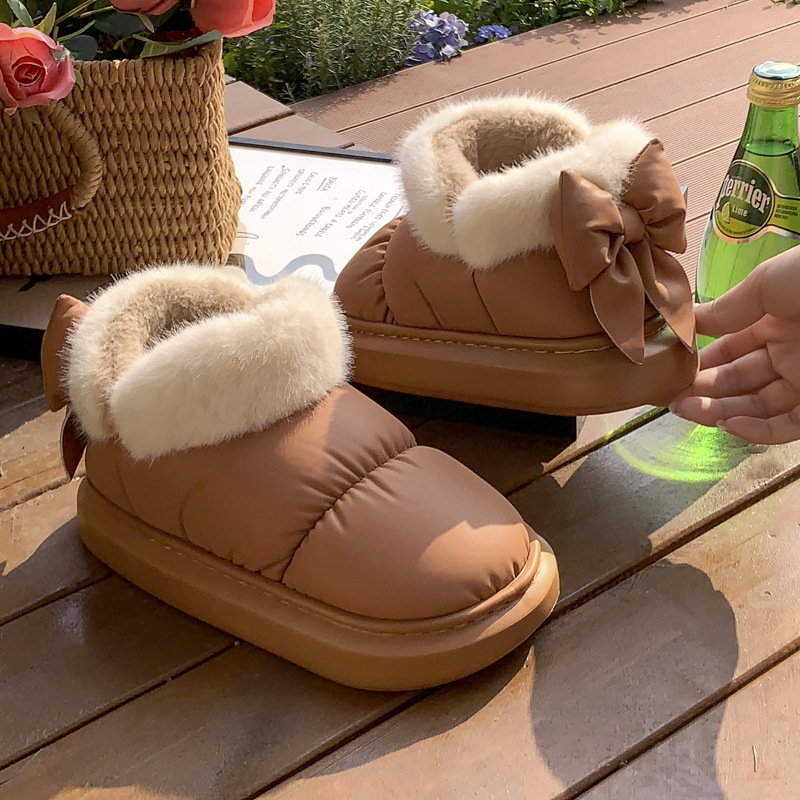 Katoenen pantoffels met strik, - Women Bags And Shoes recensie en prijs