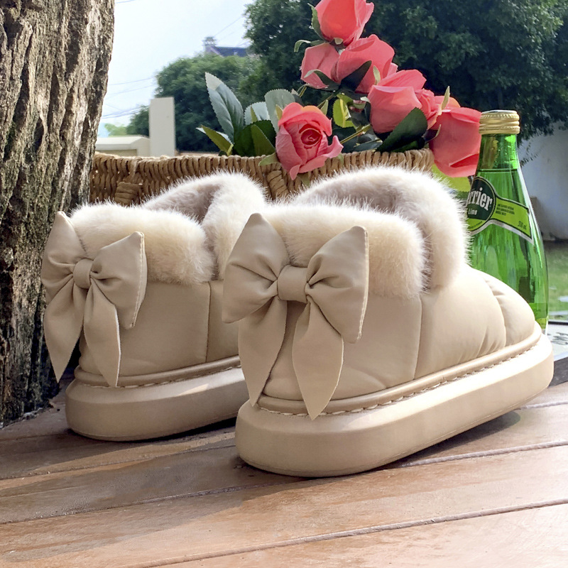 Katoenen pantoffels met strik, - Women Bags And Shoes recensie en prijs
