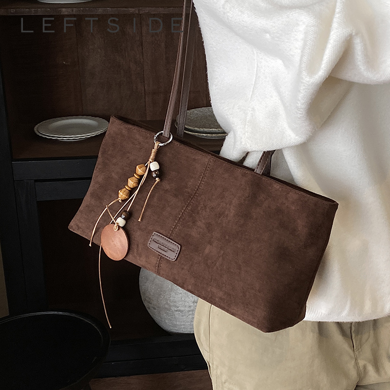 LEFTSIDE Retro Suède Schoudert - Women Bags In Trend recensie en prijs