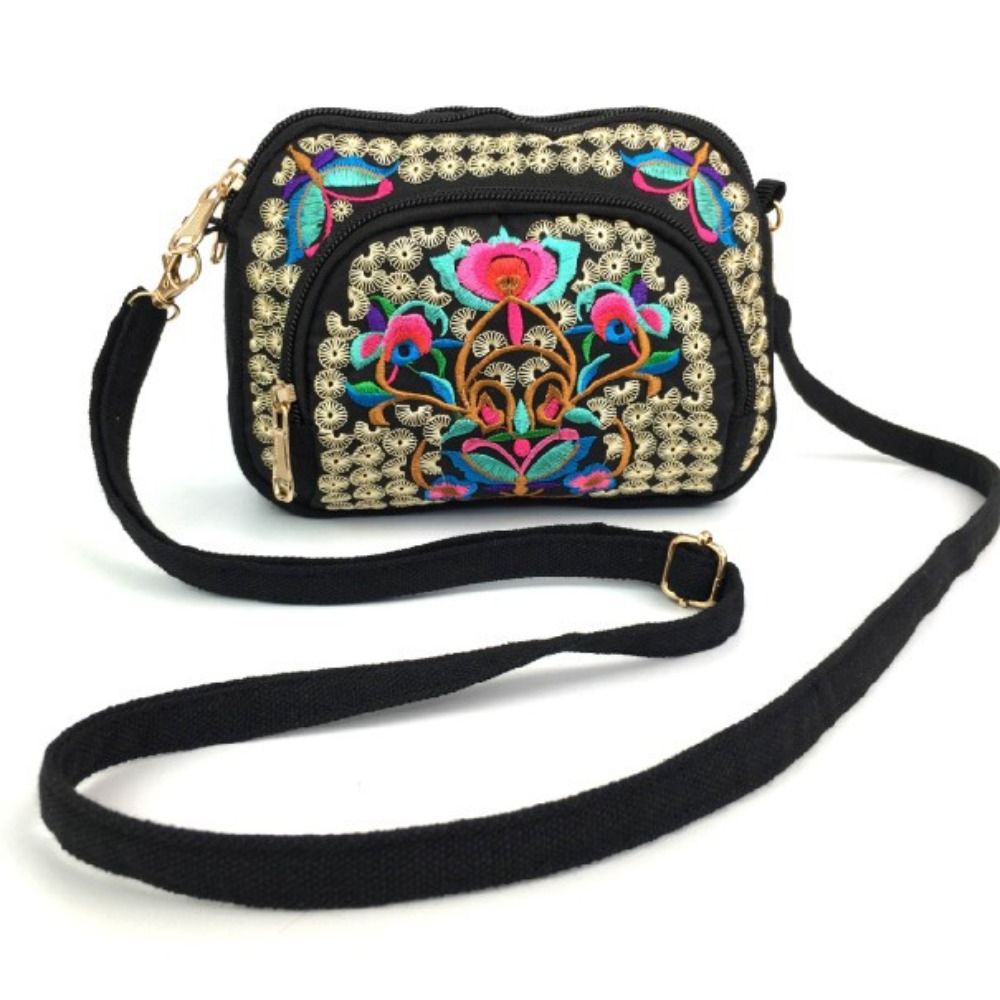 Vintage bloemen geborduurde da - Women Bags In Amazon recensie en prijs